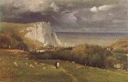 George Inness Etretat oil painting artist